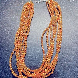 Stunning 8-Strand Gold Pearl Silpada Necklace!
